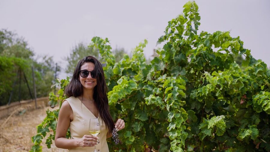 Malaga: Organic Vineyard Tour with 6 Wines, Tapas & Transfer - The organic vineyard walk (and the animals that steal the show)