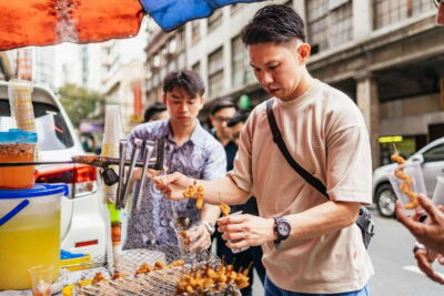 Manila: Street Food and Drinks Walking Tour with Tastings - Meeting at Grand Cafe 1919: start with comfort, then go hungry