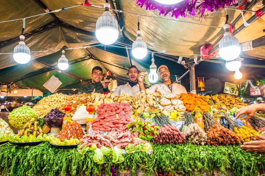 Marrakech: Jemma El Fnaa Food Tour with Dinner - Souk navigation at night: staying safe and not losing your appetite