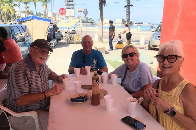 Mazatlan routes of taste food tour - Las Changueras Expendio de Mariscos: the shrimp capital angle