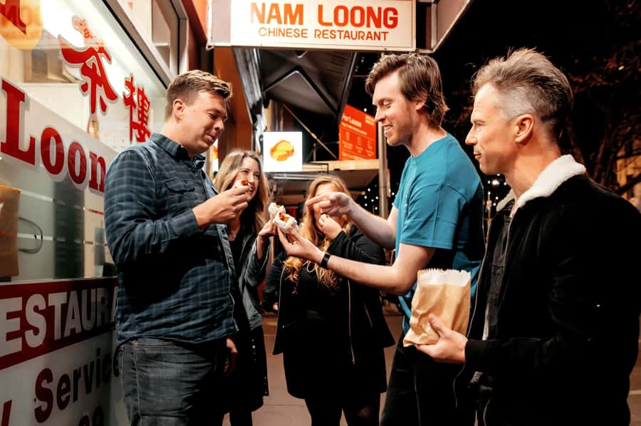 Melbourne: Guided Night-Time Food Walking Tour - Starting at Gordon Reserve, and why the first 10 minutes matter