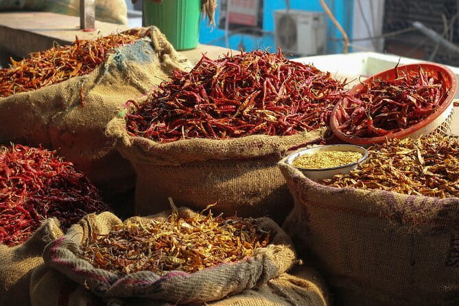 Old Delhi Street Food and Spice Market Tour - Khari Baoli Spice Market: a focused hour for spice fans