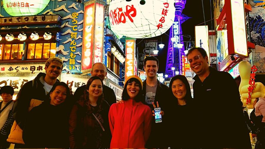 Osaka: Shinsekai Food Tour with 13-15 Dishes at 5 Eateries - Izakaya Energy: Kitsune Udon, Yakitori, Wings, Nagaimo, And Kushikatsu