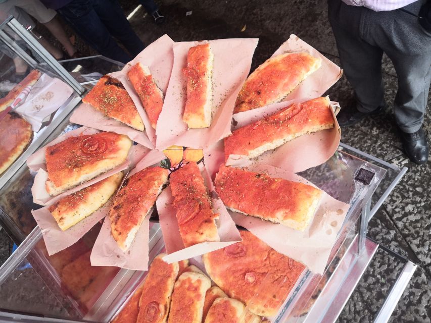 Palermo: Street Food Walking Tour with Local Guide & Tasting - Capo Market tastings: sfincione, crocché, panelle, and arancine