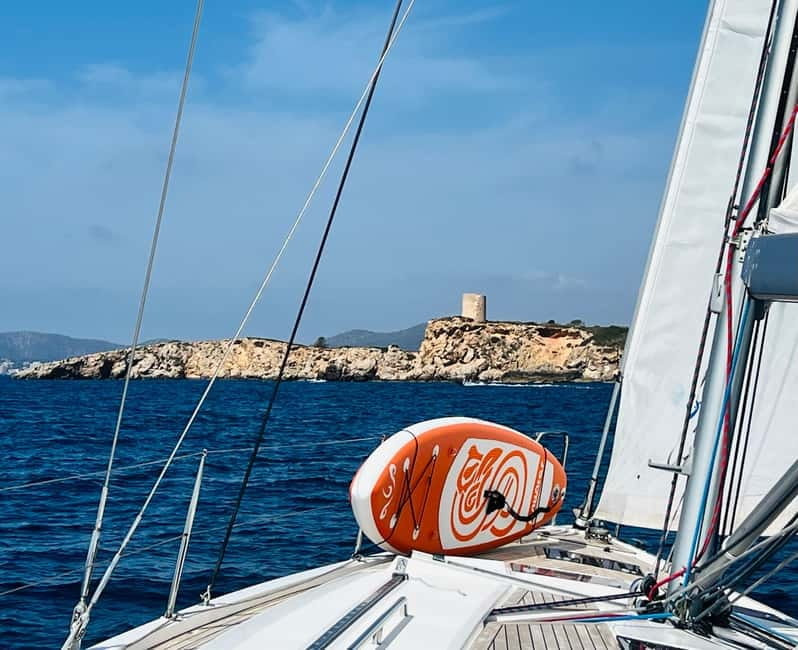 Palma de Mallorca: Sailing Tour with Drinks and Tapas - The secret anchorage: swimming, snorkel, and paddleboard time