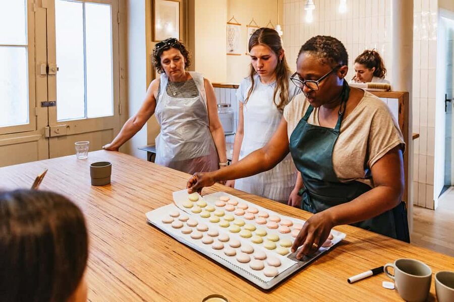 Paris: French Macaron Culinary Class with a Chef - Finding Maison Fleuret and the grey door start