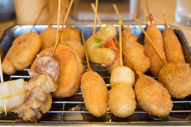 Retro Osaka Street Food Tour: Shinsekai - Entering Shinsekai the Tsutenkaku way