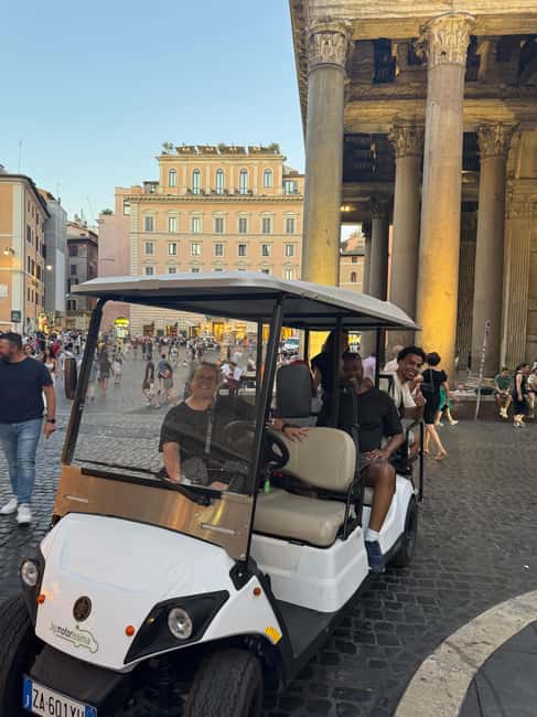 Rome: 3-Hour Private Golf Cart Tour with Culinary Tasting Included - Hotel pickup and drop-off: how this stays low-stress