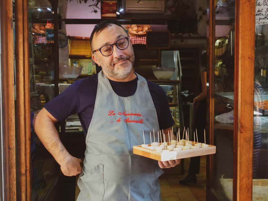 Rome All in One: Trastevere Food Tour, Dinner & Drinks - La Norceria di Iacozzilli: an easy first bite that builds appetite