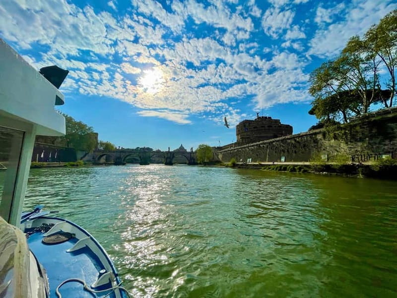Rome: Food Tasting and Wine Pairing & Tiber River Boat Ride - The food plate: cheeses, cured meats, buffalo dairy, and Roman pizza