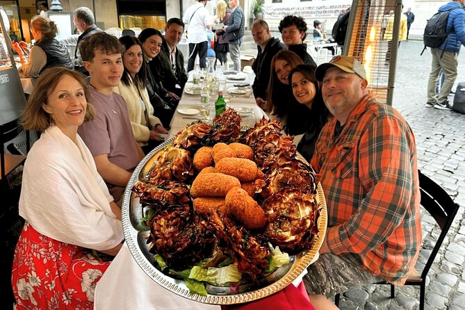 Rome Food Tour: Campo de' Fiori, Ghetto, Trastevere Winner 2024 - Tiber Side to Trastevere: Fried Specialties, Wine, and Pasta