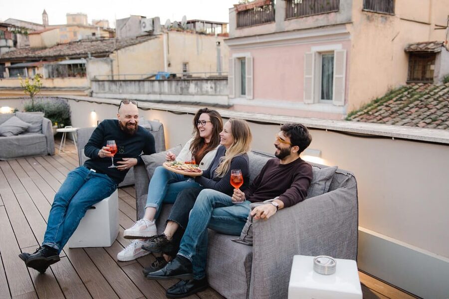 Rome: Food Tour of the Historic Center with Rooftop Spritz - Trastevere trapizzino and the shift to sunset pacing