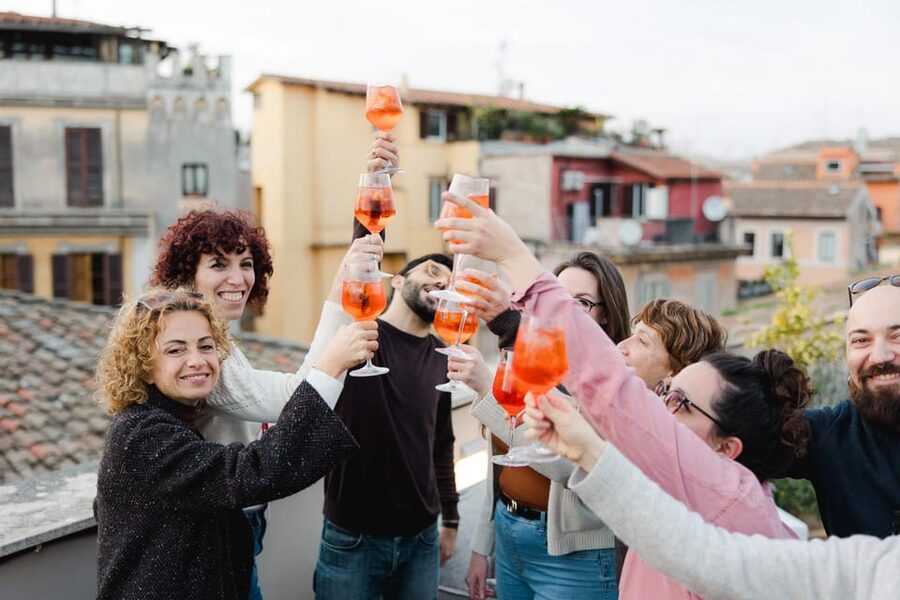 Rome: Food Tour of the Historic Center with Rooftop Spritz - Standing-style Jewish artichokes: the first bite sets the tone