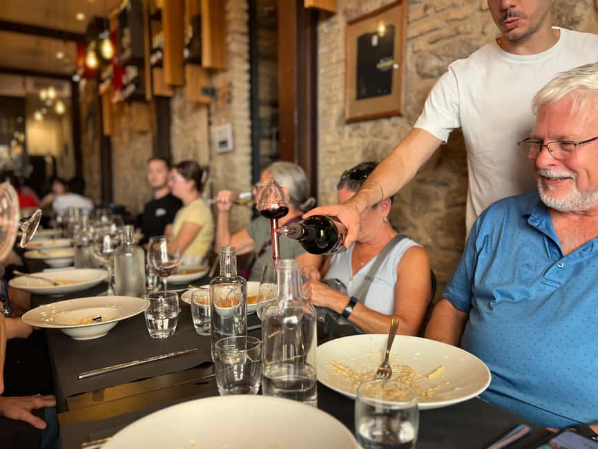 Rome: Food Tour with Unlimited Food and Barolo Wine - Cheese, cured meats, balsamic, and the “wait, this is street food?” stop