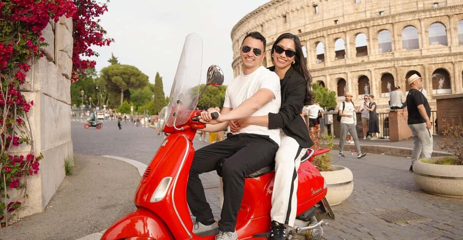 Rome: Guided City Food Tour by Vespa and Tastings - Vespas as passenger transportation: the fun part (with a reality check)