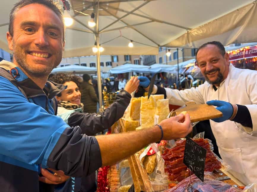 Rome: Guided Food Tasting Tour in Trastevere - Piazza Navona and Via della Pace: the tour’s first taste and first story