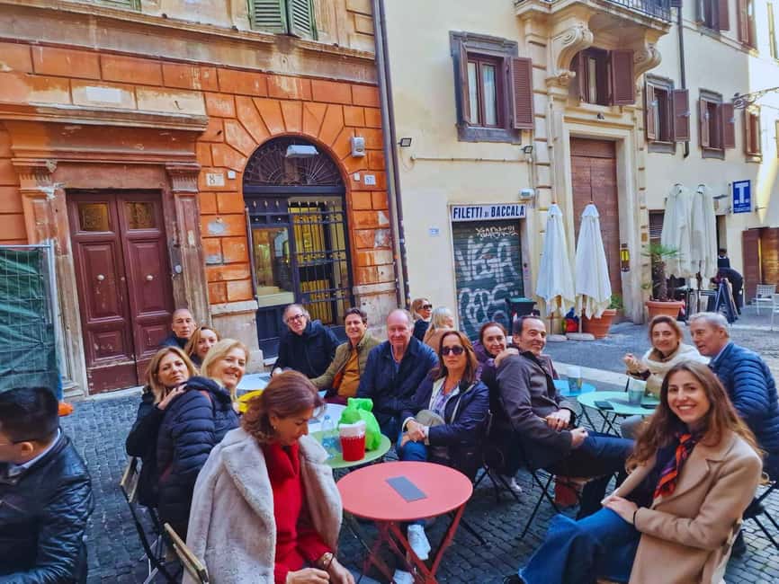 Rome: Guided Food Tasting Tour in Trastevere - Piazza di Pasquino: street food and regional bites in the right neighborhood mood