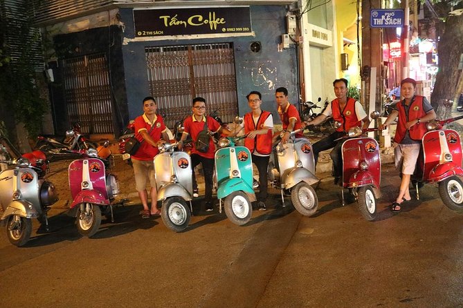 Saigon After Dark Vespa Street Food Tour + Live Music 4 hours - Pickup and the small-group setup that keeps things smooth