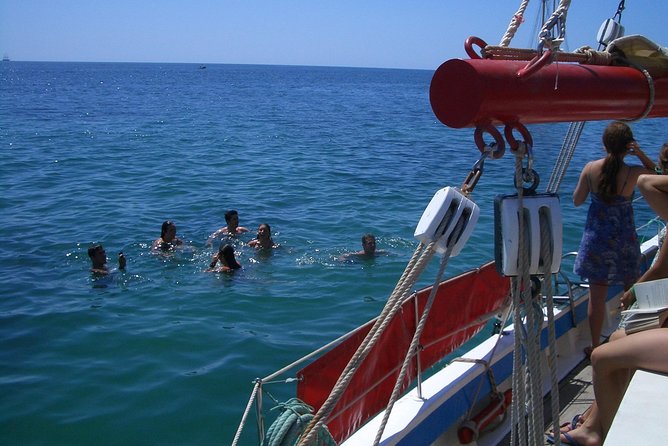 Sail, Swim & Tapas - The swim break off the coast: when “Sail, Swim” actually means it