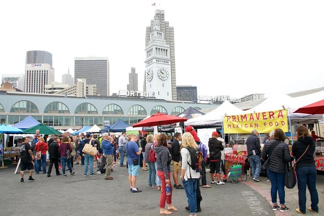 San Francisco Food Tour: Ferry Building and Ferry Plaza Farmers Market - Stop Two: Indoor Ferry Building Marketplace Tastings That Add Up