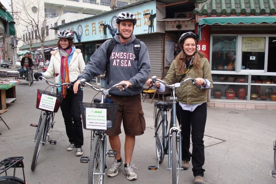Shanghai Half day Biking and Local Food Tour - Meeting in Front of the Garden Hotel and Getting Rolling Fast