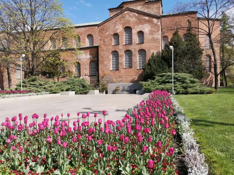 Sofia Afternoon Walking Tour with Wine and Food Tasting - Saint Sofia Monument and St. George Rotunda: the religious heart of the route