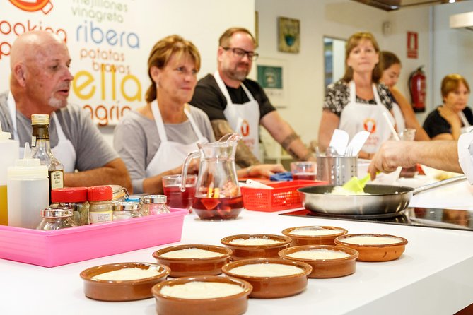 Spanish Cooking Class Paella Tapas and Sangria in Madrid - Sangria and Drinks: Included, With a Clear Age Rule
