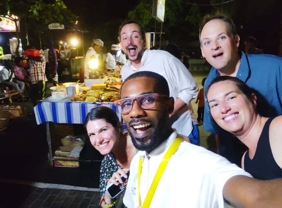 Stonetown: Food Markets and Street Food Walking Tour - The sunset rooftop drink break: views and a breather