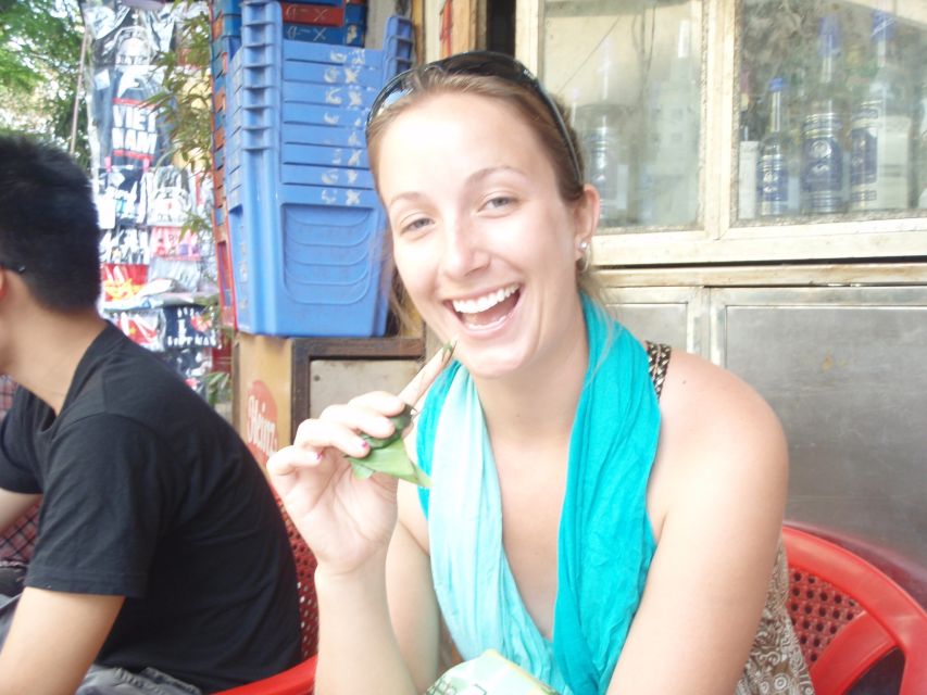 Street Food Tour Hanoi and Train Street Experience - Entering Hanoi’s Old Quarter with a food map, not a list
