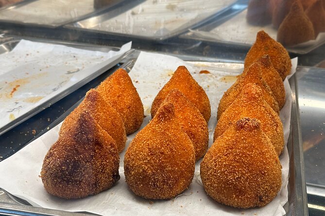 Syracuse Ortigia - Sicilian Street Food Tour by Do Eat Better - Stop 3: Mercato di Ortigia paninetti with cheese and cured meats
