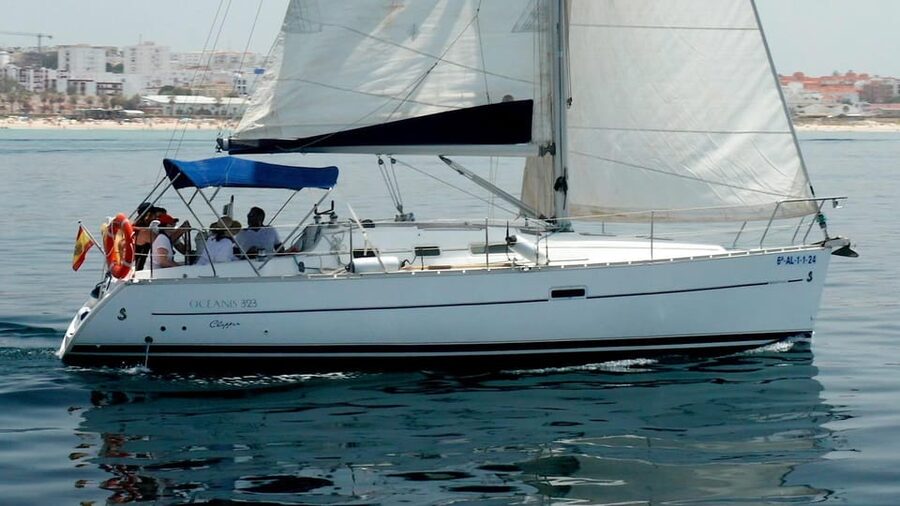Tarifa: Sailboat Tour, Snorkelling, Tapas & Drinks - Isla de las Palomas: the switch from sailing to swim time