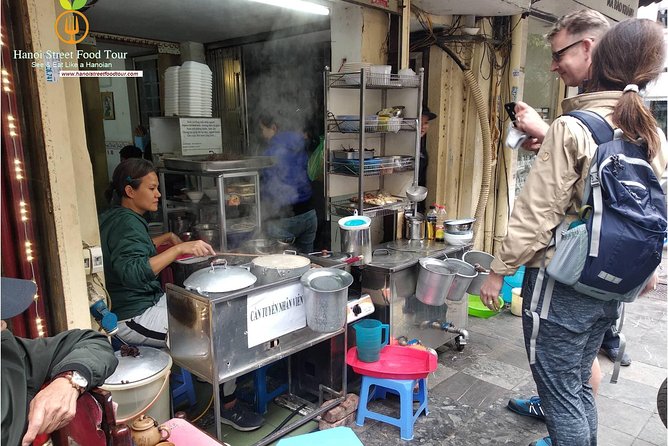 Tasting 8 Different Street Foods + Local Drink at Evening Time by Walking - Stop 1 in the Old Quarter: History Meets First Bites