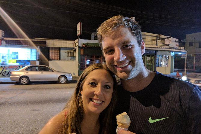 Trinidad Nighttime Food Tour - Medford Gas Station doubles: the street-food classic people line up for