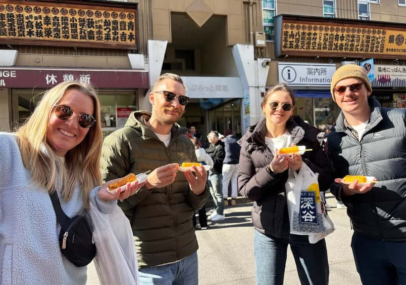 Tsukiji Fish Market: Street Food & Culture Walking Tour - Tsukiji Hongwanji Temple: A Quick Culture Reset