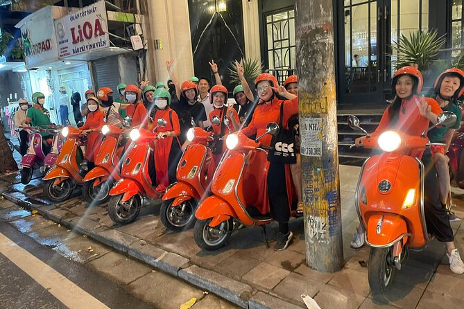 Vespa Female Ao Dai riders Night Street Food + See Train Street - Duờng Tàu (Train Street): the wow moment, with the right expectations