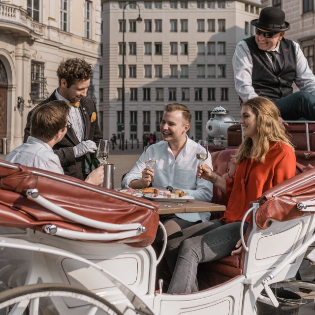 Vienna: Culinary Horse-Drawn Carriage Experience - Sparkling wine and Austrian bites: eating like Vienna royalty