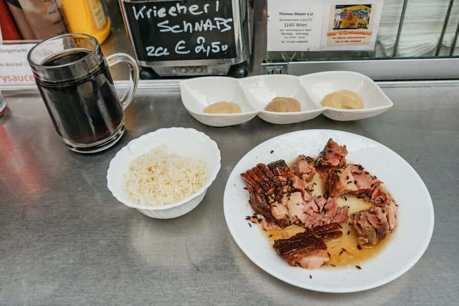 Vienna: Guided Foodie Walking Tour with Tastings and Coffee - Opera House area finish: you end with big-city bearings