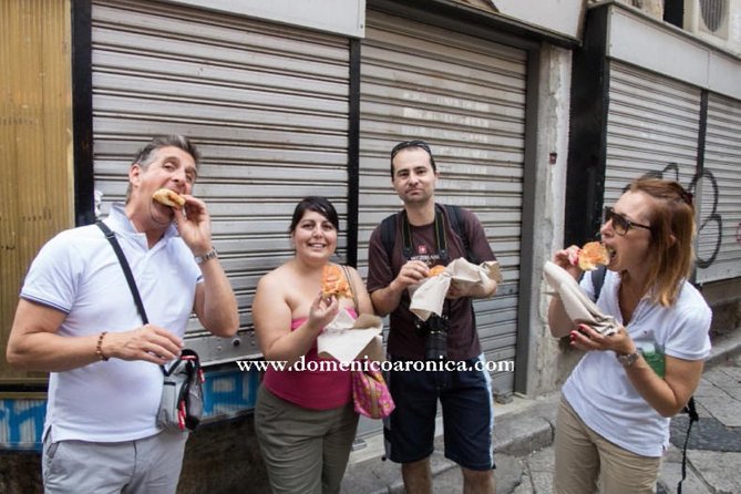 Walking Tour and street food Tour Palermo / History and Food - Ballarò Market: the street-food portion that makes the tour worth it